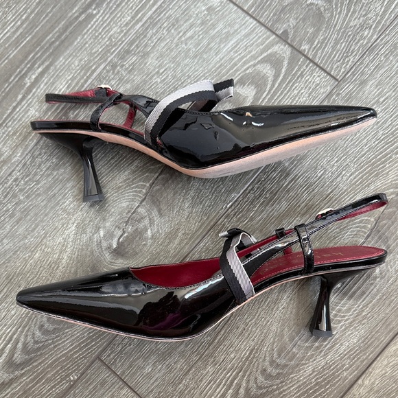 Kate Spade Maritza Black Patent Leather Heels size 11 - Picture 5 of 9